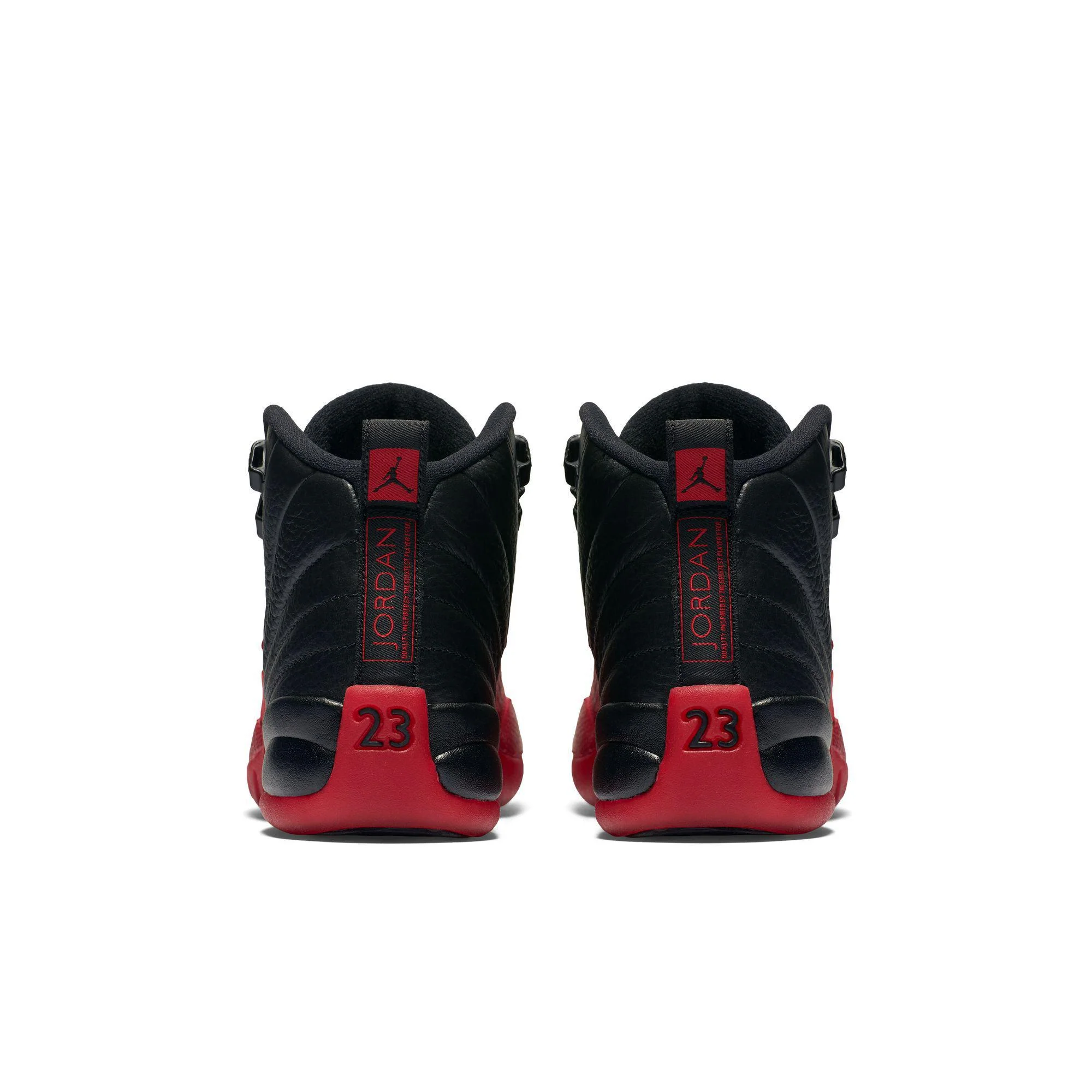 Air Jordan 12 Retro Big Kids' Shoes Black/Varsity Red - Image 3