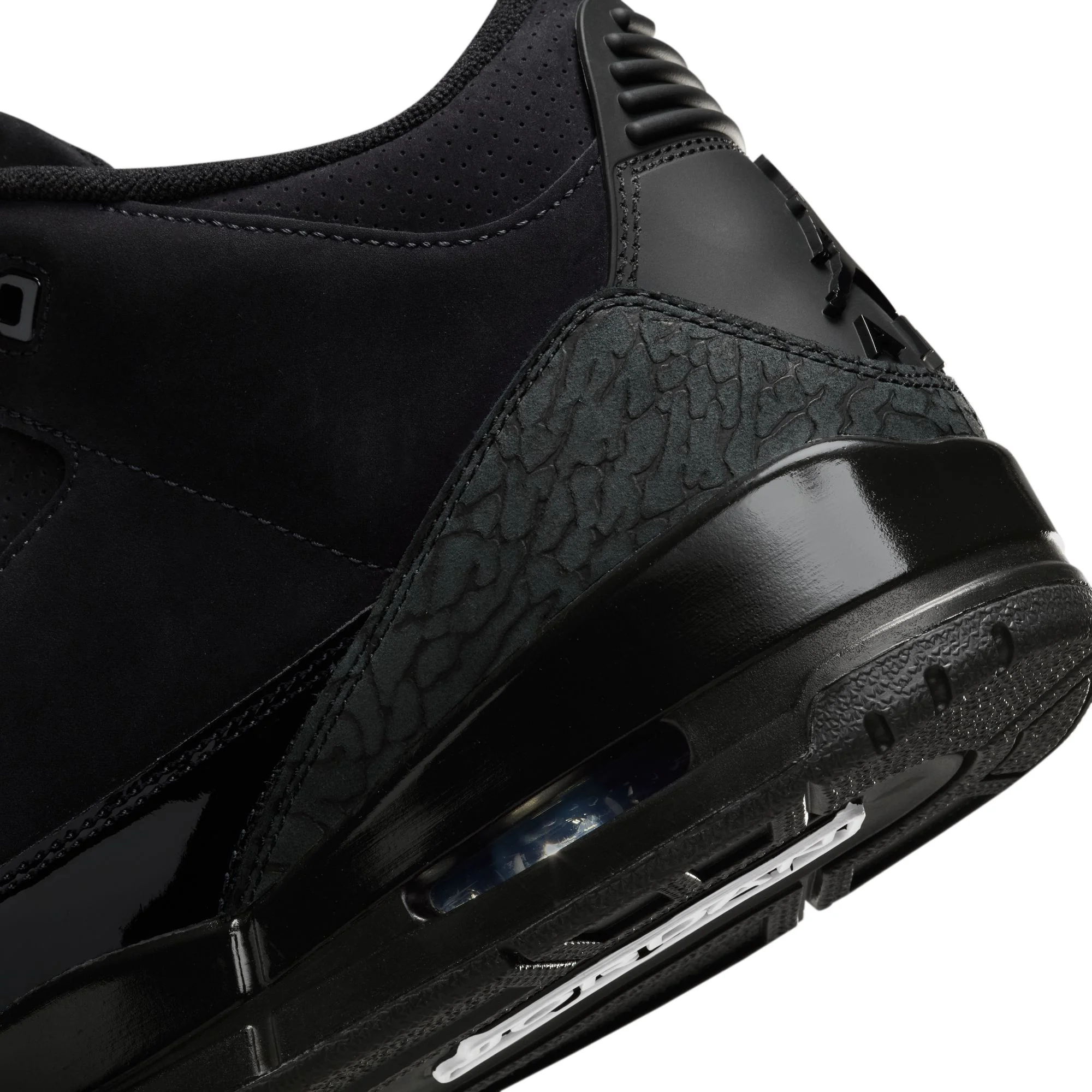 Air Jordan 3 Retro Big Kids' Shoes Black/Dark Charcoal-White - Image 11