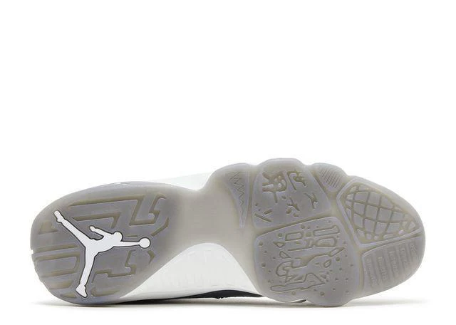 Air Jordan 9 Retro Big Kids' Shoes Medium Grey/Cool Grey-White - Image 4
