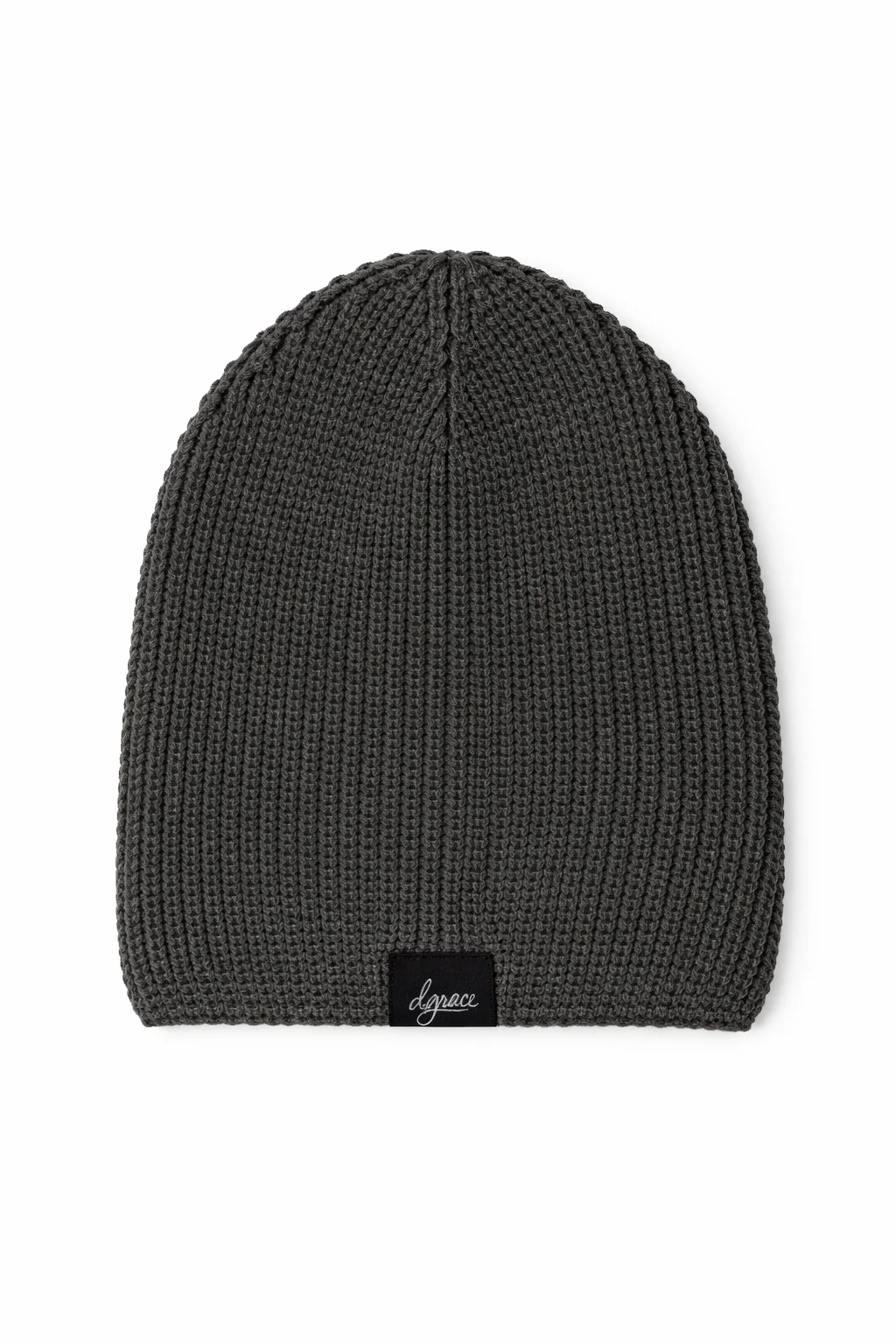 D.Grace Buckle-Back Beanie Grey - Image 2