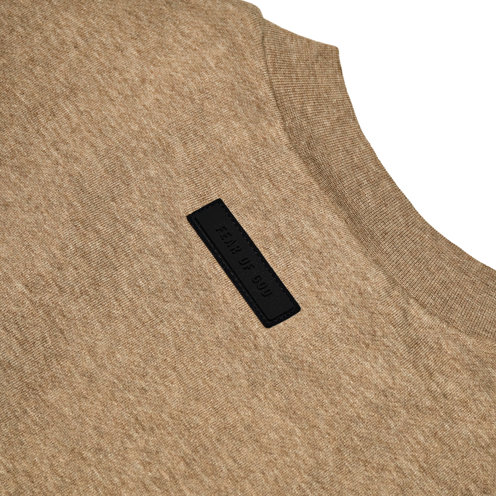 Fear of God Essentials Crewneck "Gold Heather" - Image 3