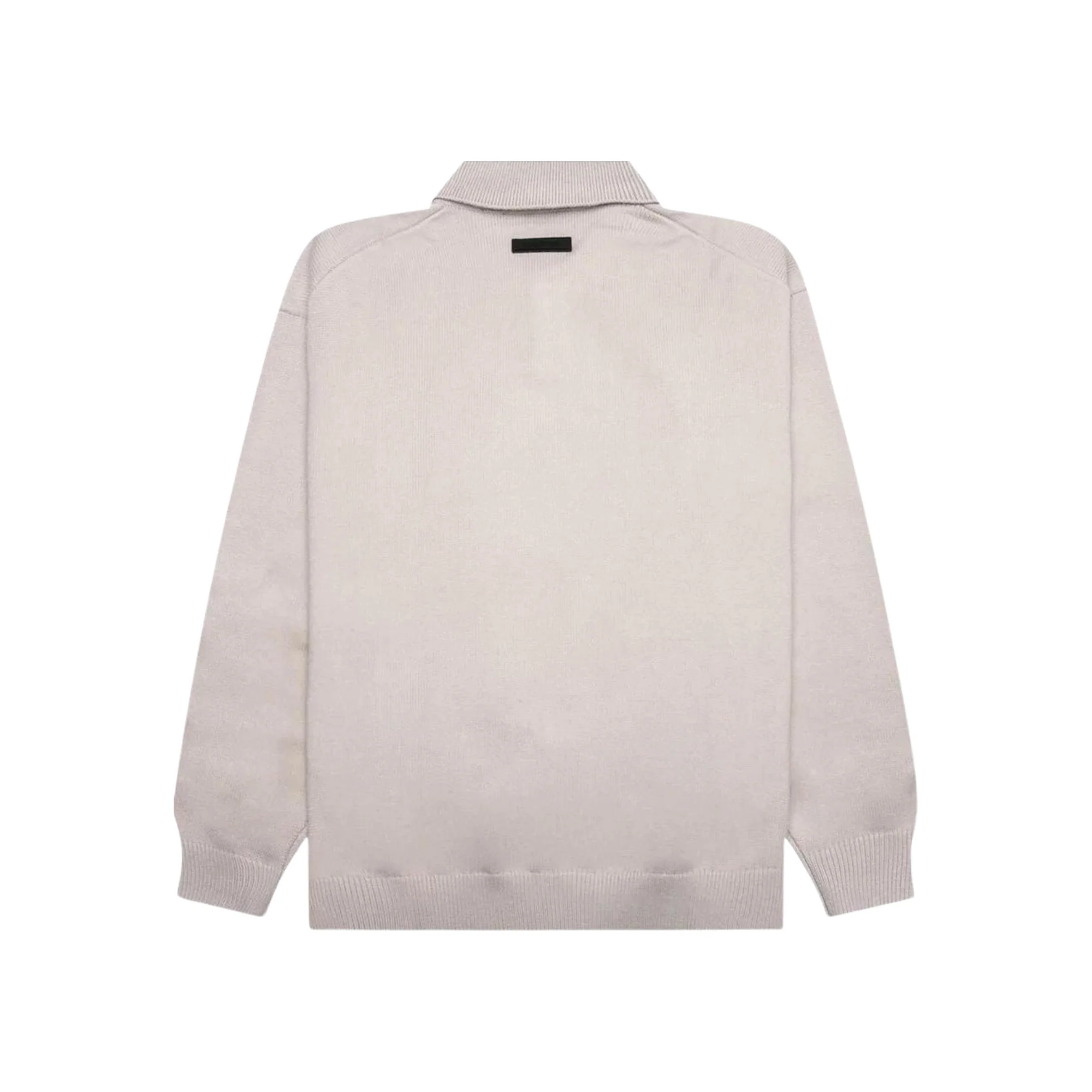 FOG Mens Essentials Knit Polo "Silver Cloud" - Image 2