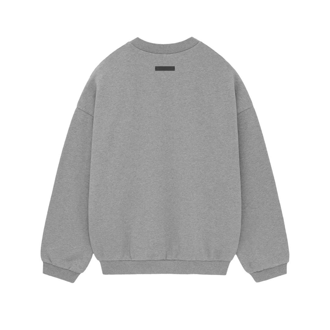 Fear of God Essentials Fleece Crewneck Dark Heather - Image 2