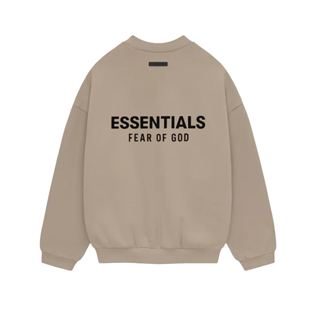 Fear of God Essentials Fleece Crewneck Desert Sand - Image 2