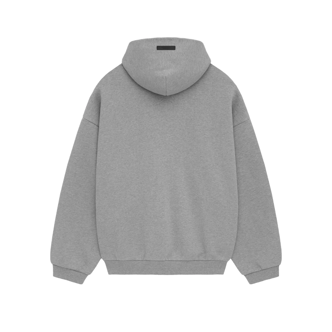 Fear of God Essentials Fleece Hoodie Dark Heather - Image 2