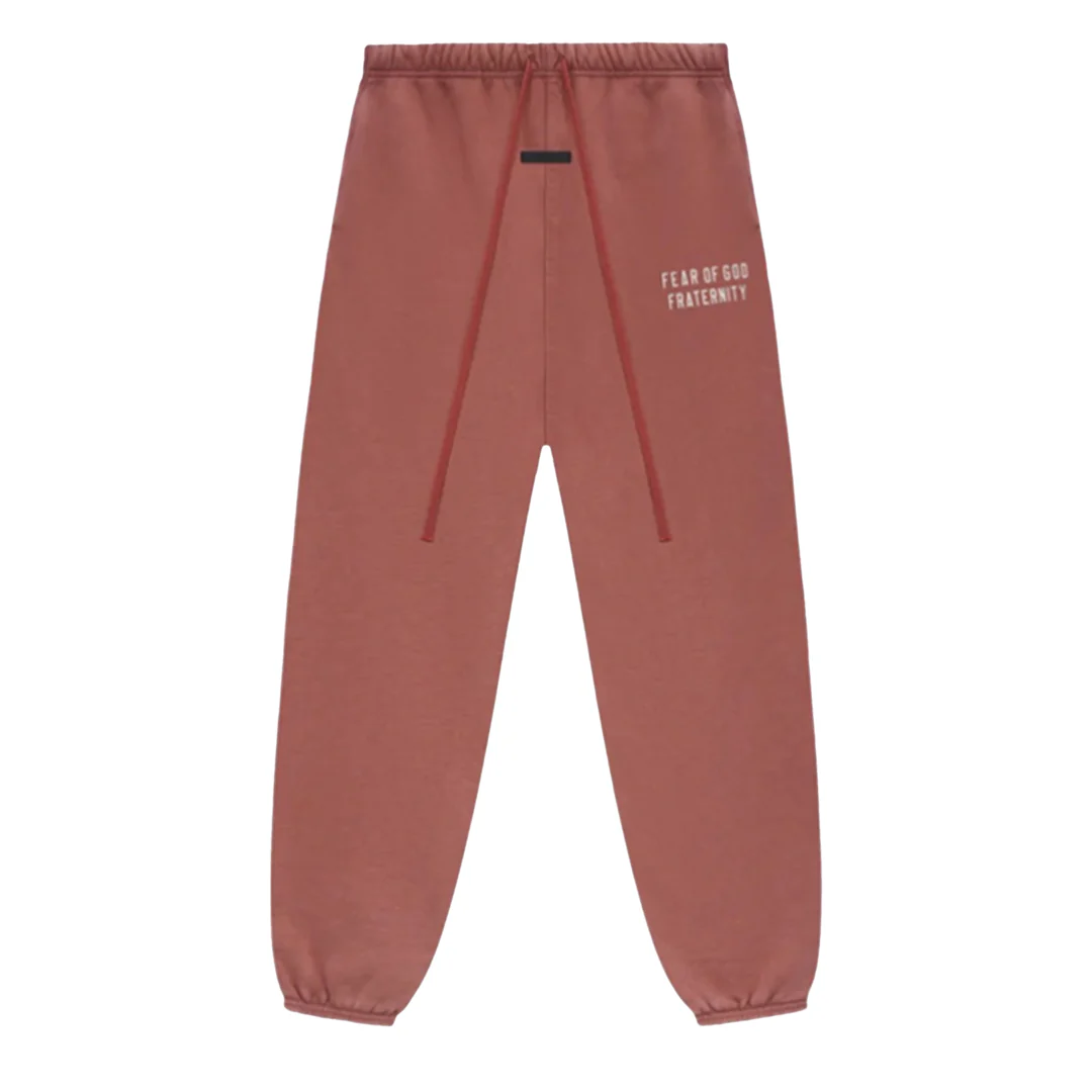 Fear of God Essentials Heavy Fleece SweatPant Crimson
