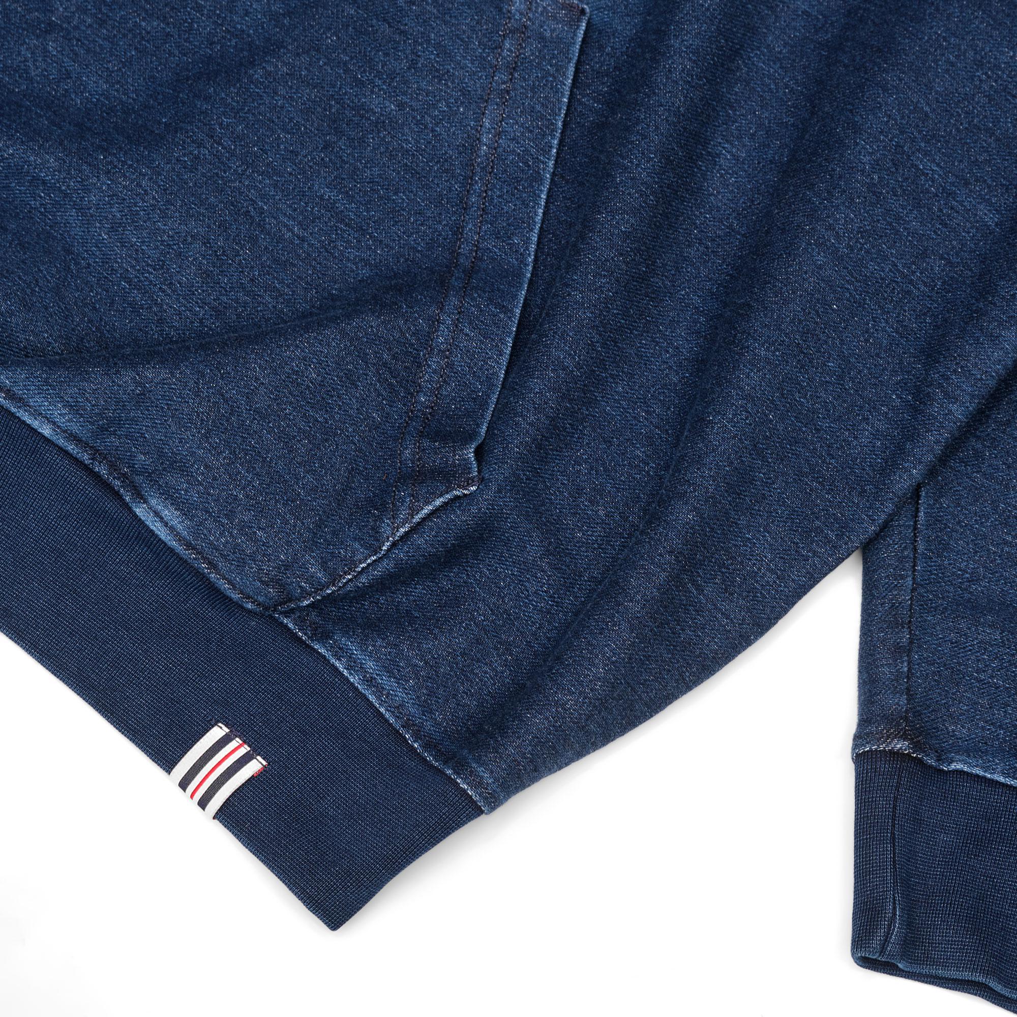 Fila Denim Research Hoodie Indigo Blue - Image 3