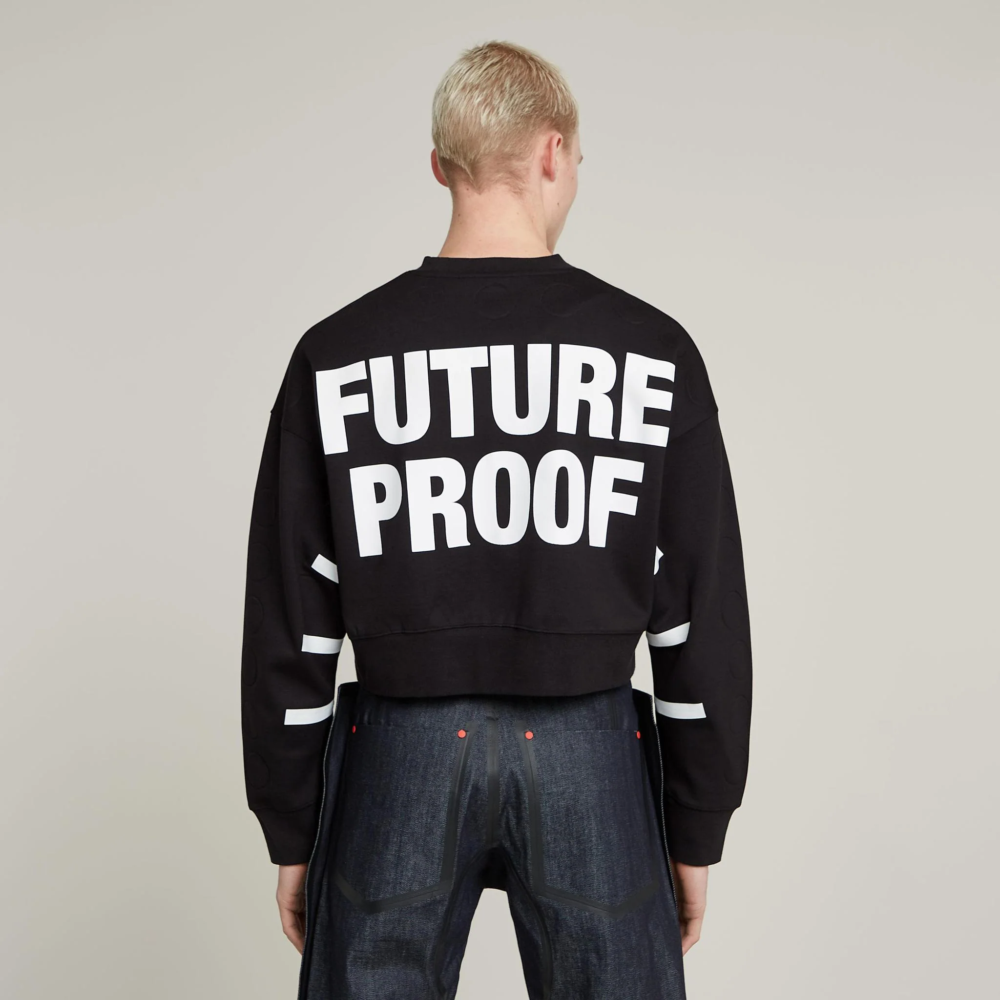 GSxWVB Oversized Short Sweat Black - Image 4