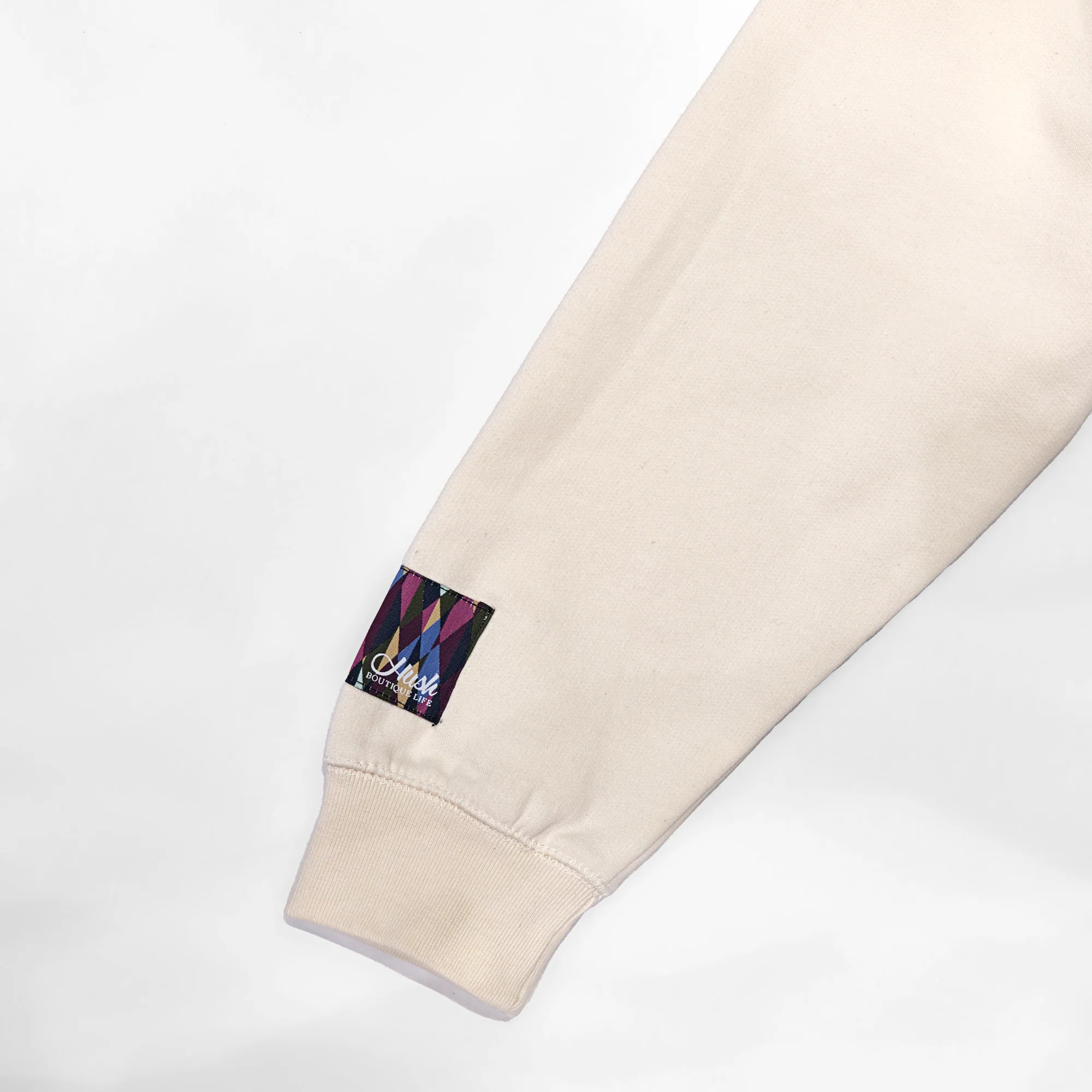 HUSH CREAM CHAMPAGNE HOODIE - Image 6
