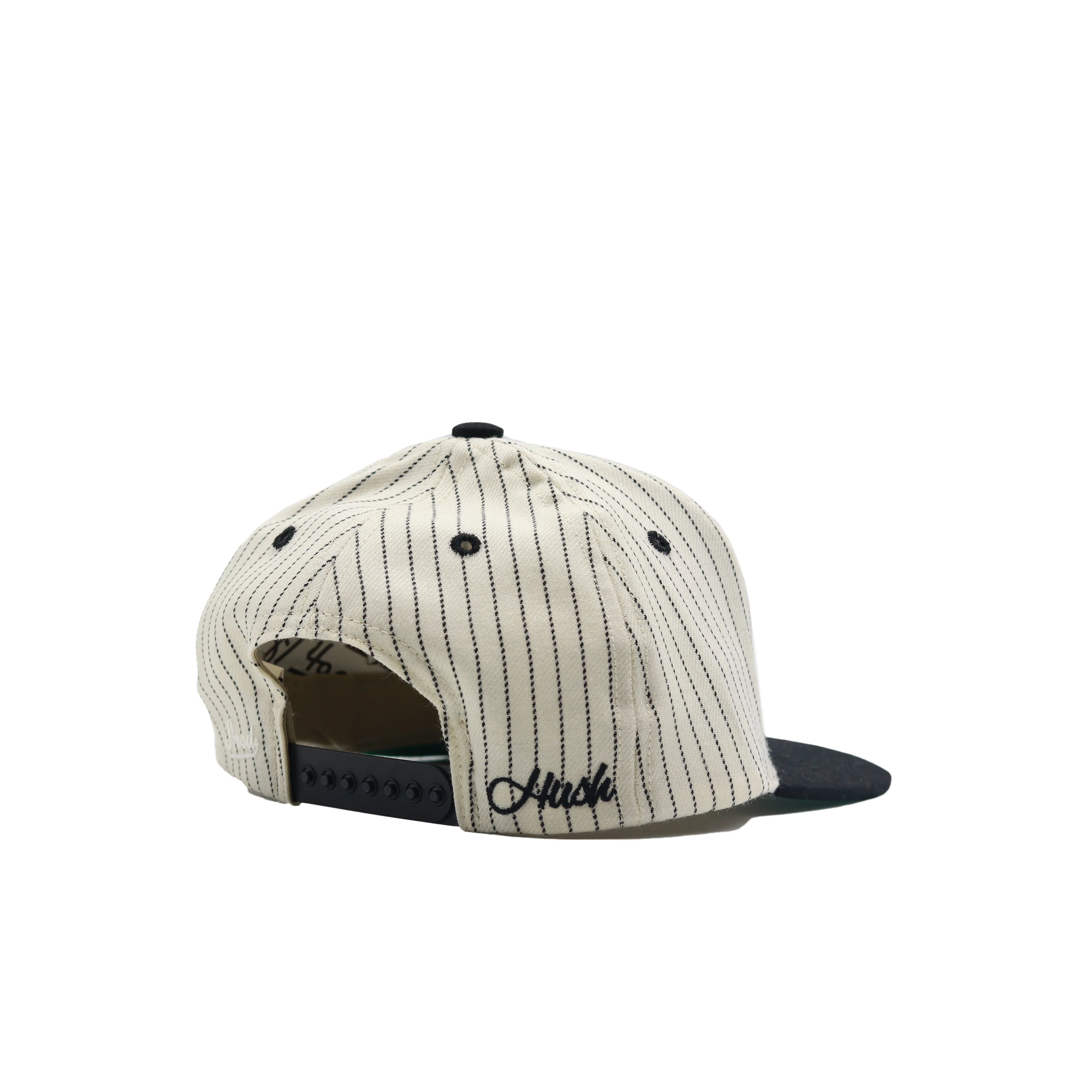 HUSH HAT "PIN STRIPE BLACK" - Image 3