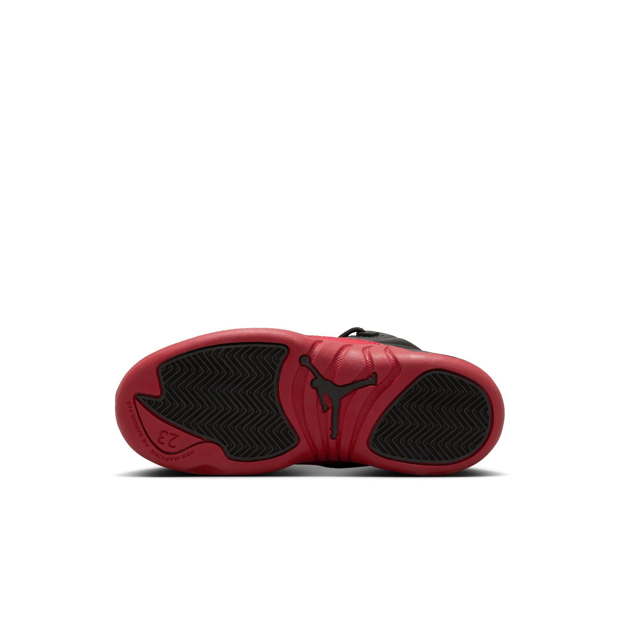 Jordan 12 Retro Little Kids' Shoes Black/Varsity Red - Image 6