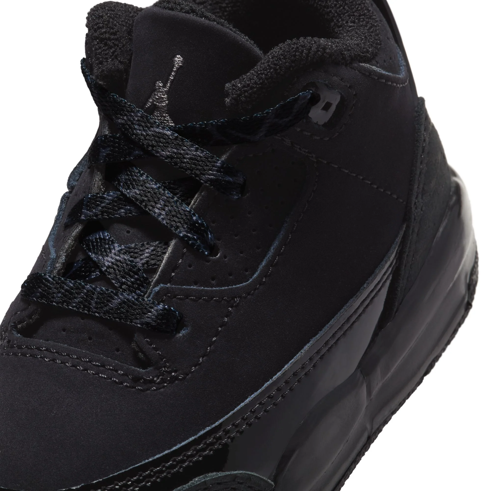 Jordan 3 Retro Baby/Toddler Shoes Black/Dark Charcoal-White - Image 10