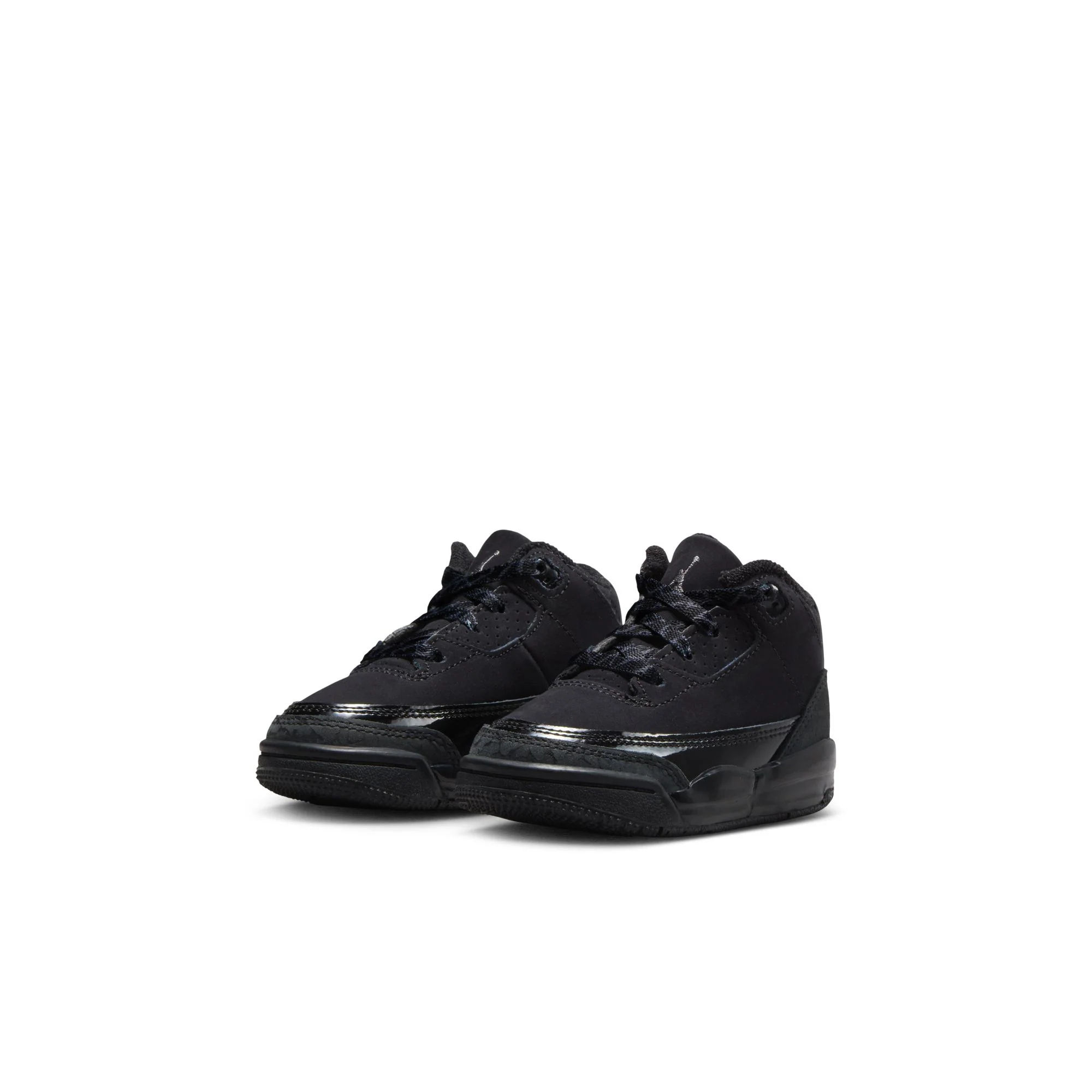 Jordan 3 Retro Baby/Toddler Shoes Black/Dark Charcoal-White - Image 7