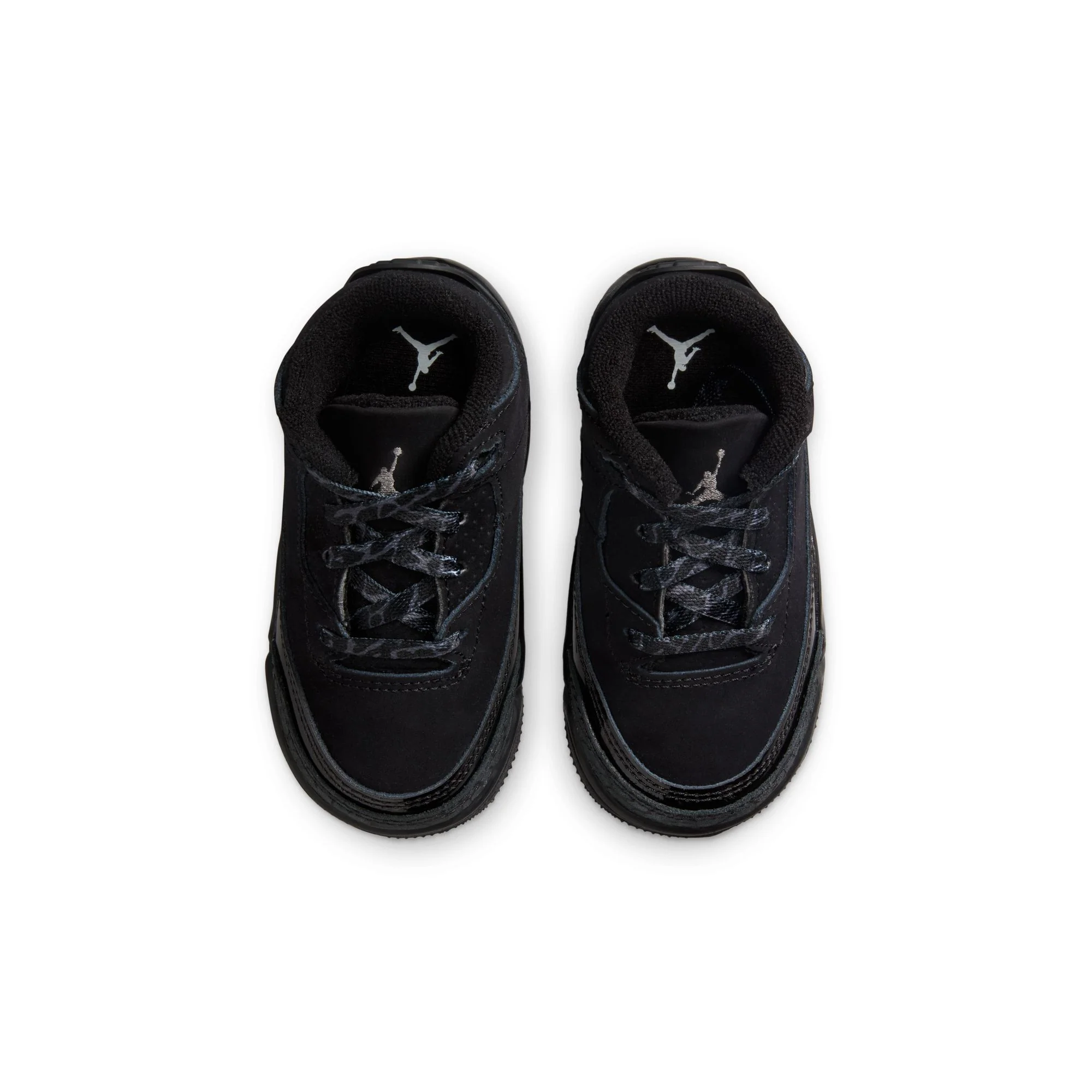 Jordan 3 Retro Baby/Toddler Shoes Black/Dark Charcoal-White - Image 9