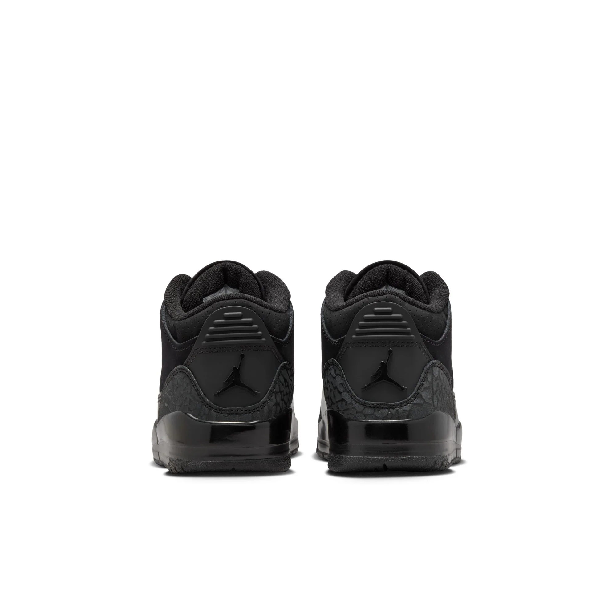 Jordan 3 Retro Little Kids' Shoes Black/Dark Charcoal-White - Image 8