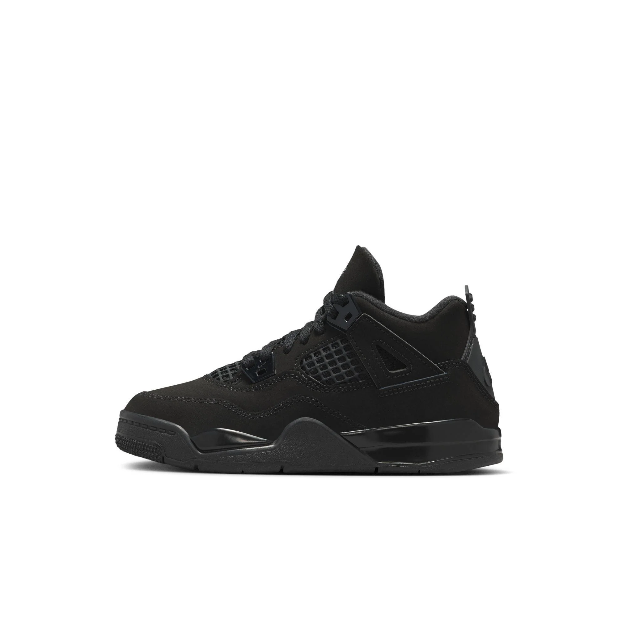 Jordan 4 Retro Little Kids' Shoes "Black Cat" - Image 4