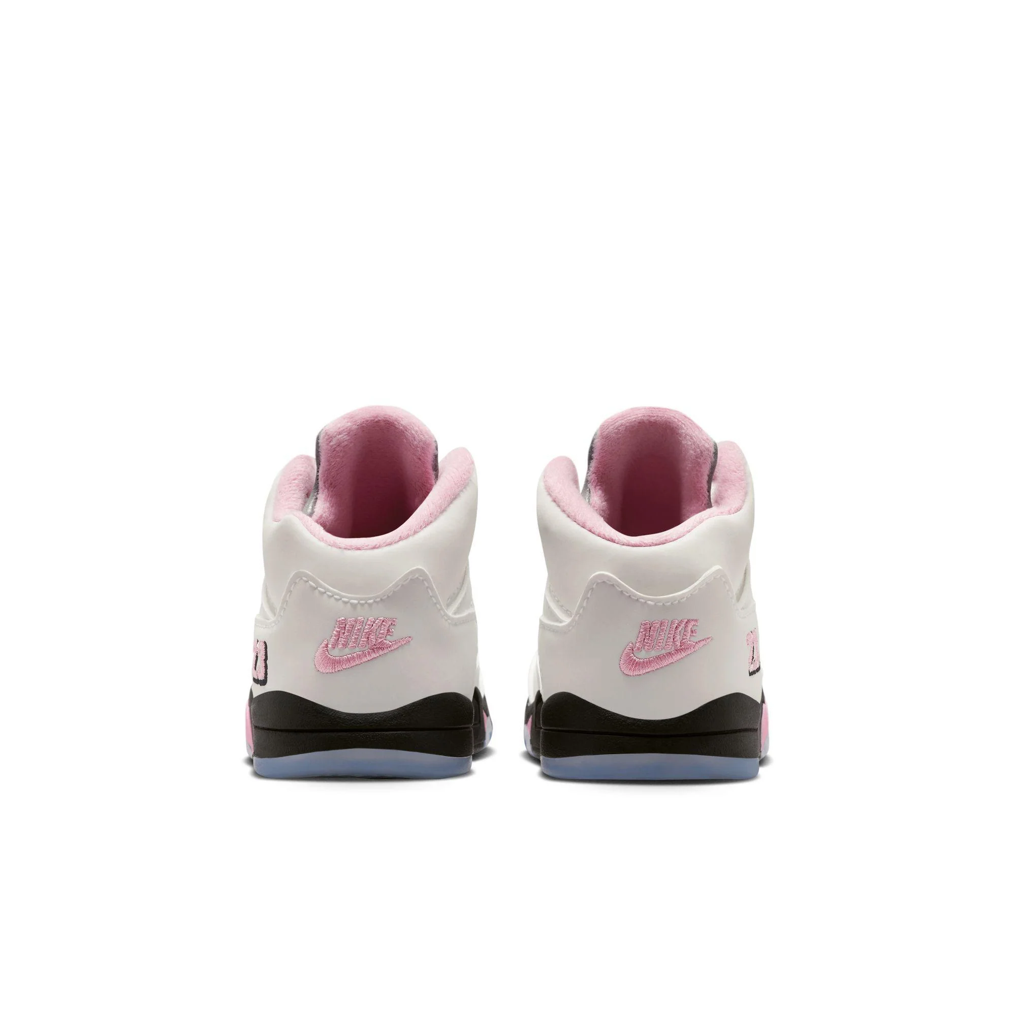 Jordan 5 Retro OG Baby/Toddler Shoes White/Med Soft Pink-Black - Image 3