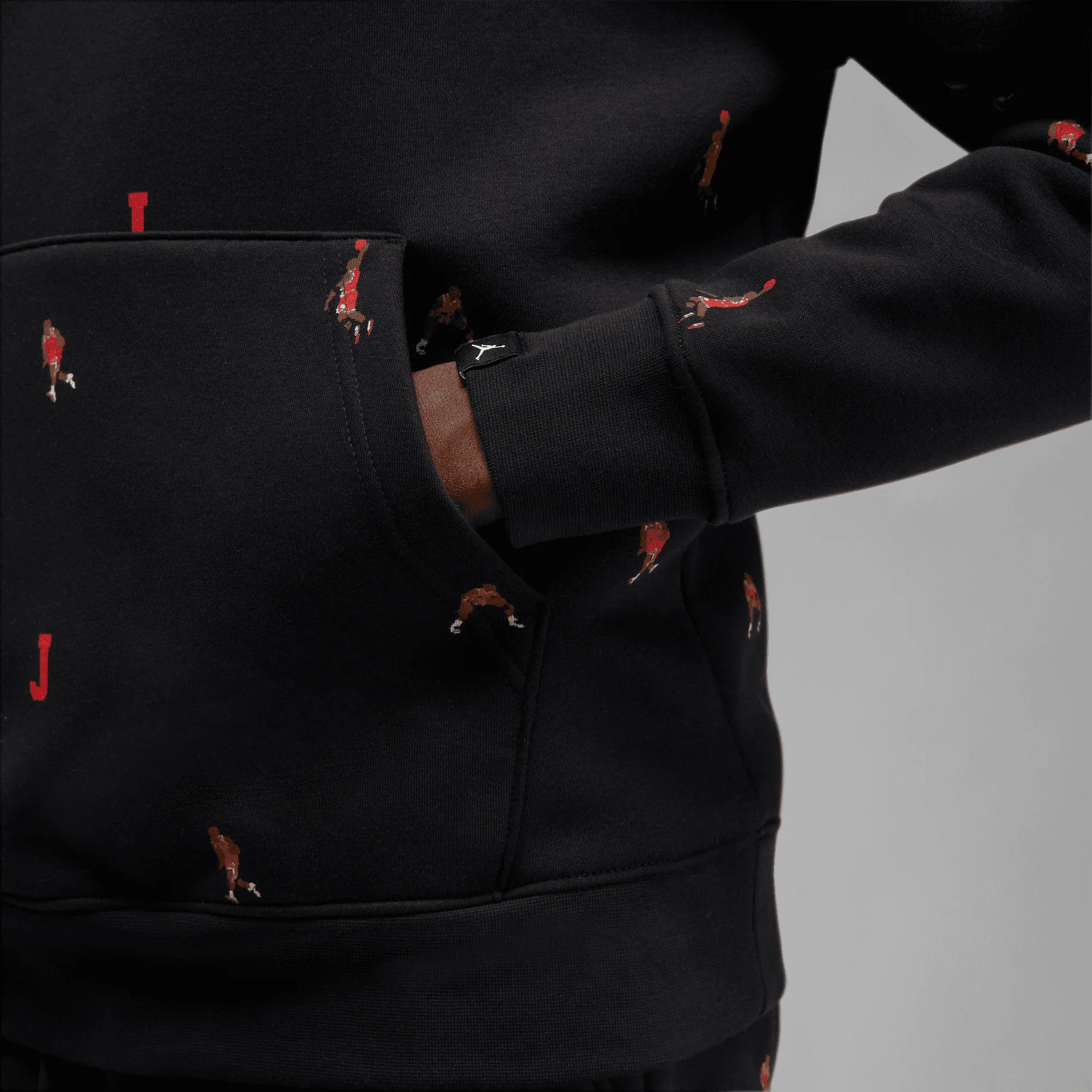JORDAN ESSENTIALS HOODIE "BLACK" - Image 4