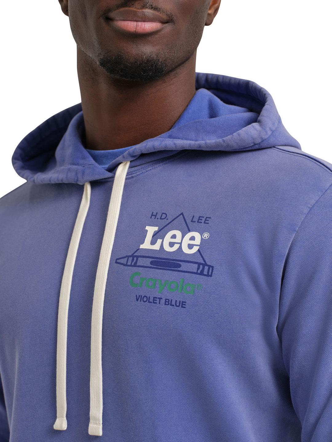 Lee x Crayola Hoodie Violet Blue - Image 3