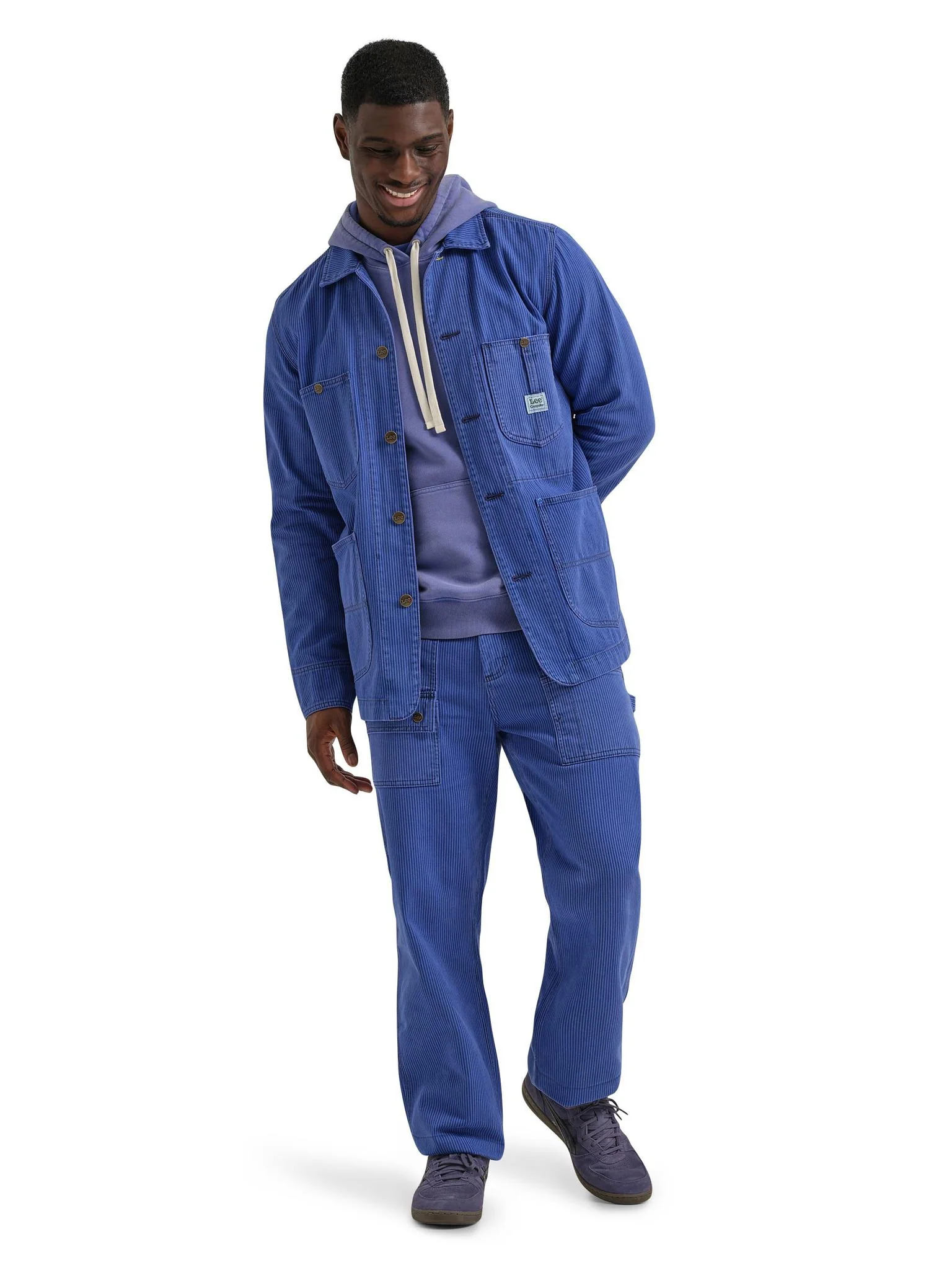 Lee x Crayola Men's Carpenter Pant Violet Blue - Image 2