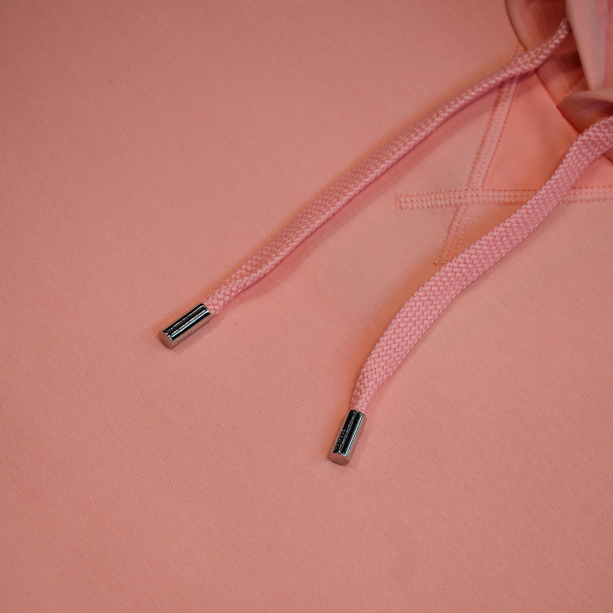 Mackage Krys Velvet Logo-Embroidered Hoodie 'Guava' - Image 3