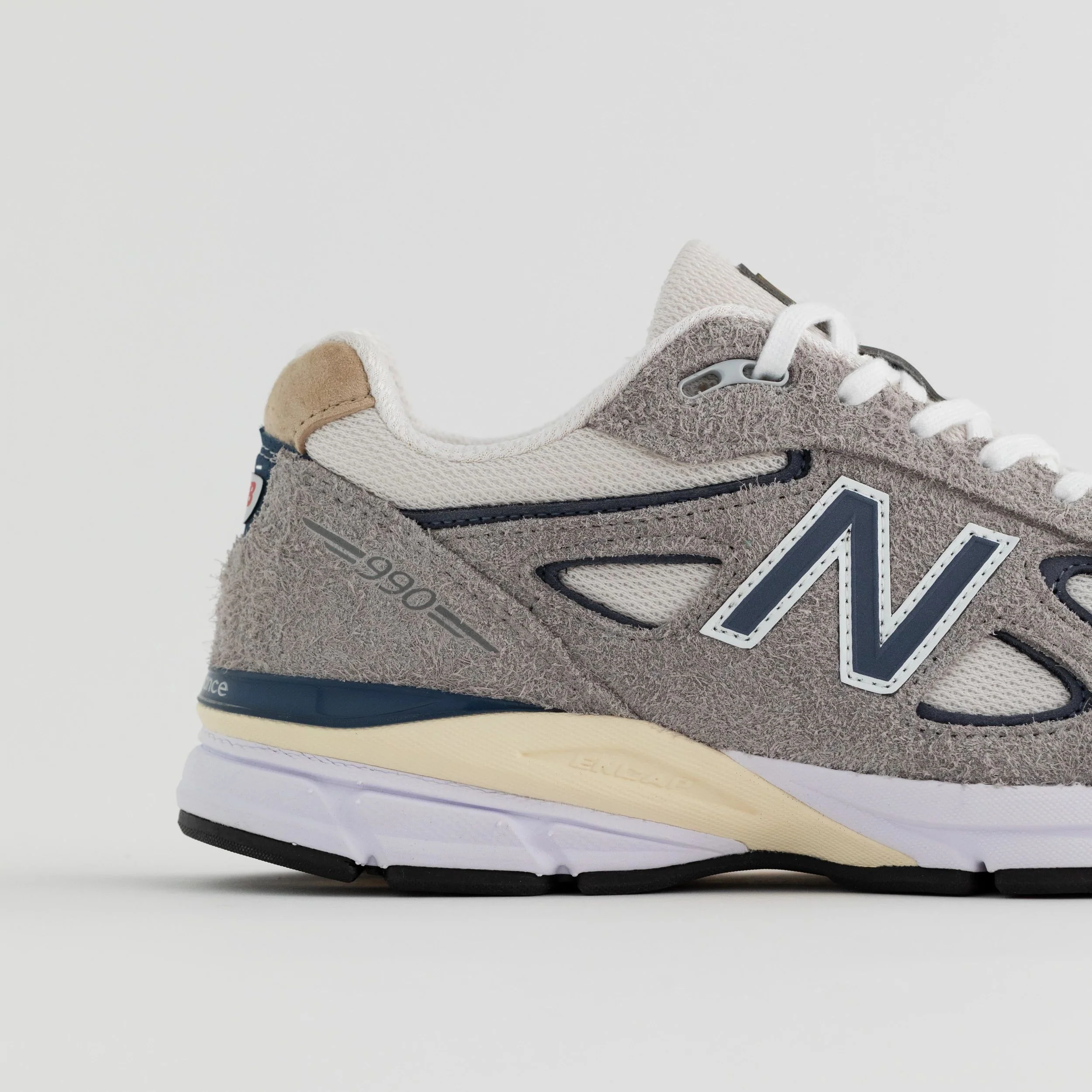 MENS NEW BALANCE 990V4 "GREY NAVY" - Image 4