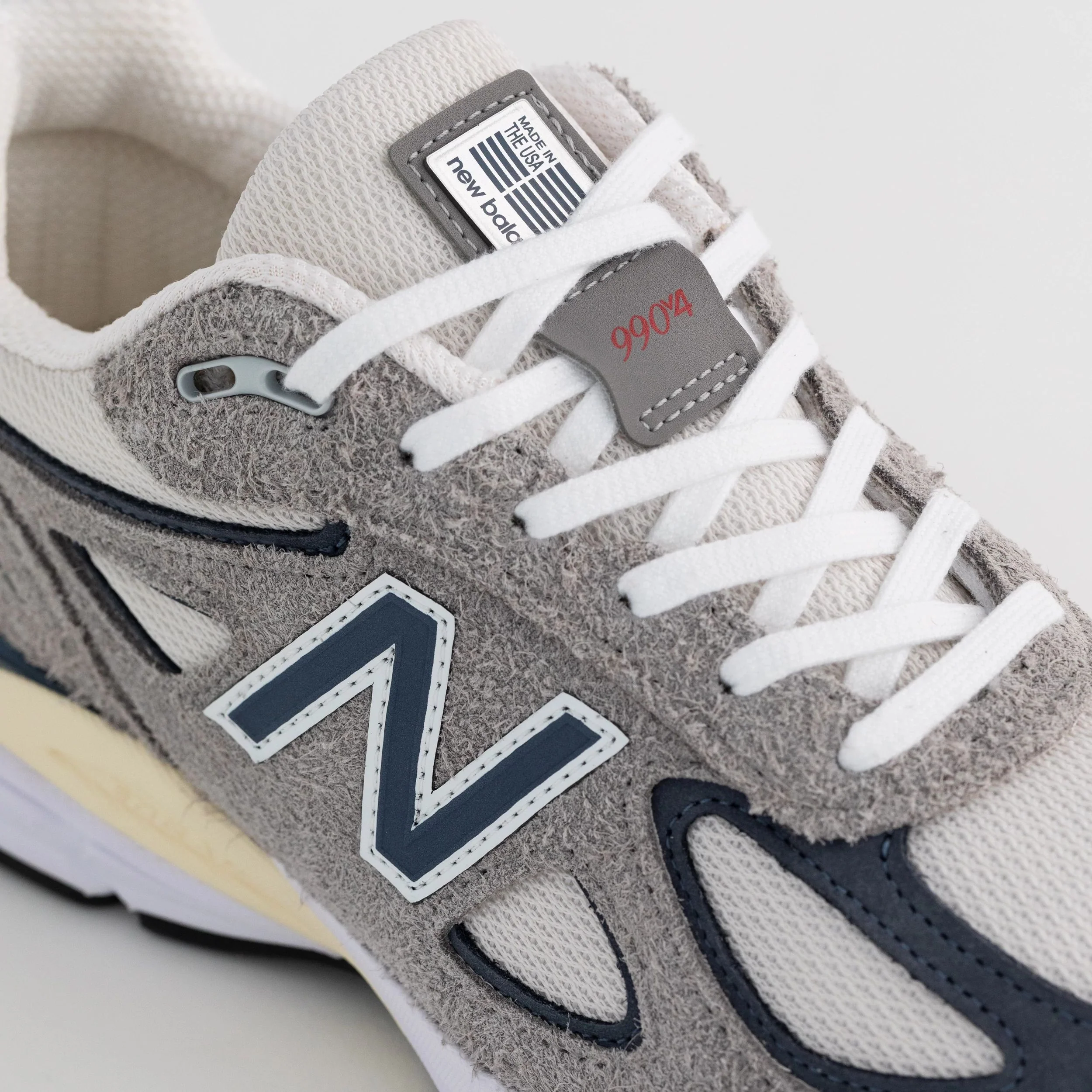 MENS NEW BALANCE 990V4 "GREY NAVY" - Image 5