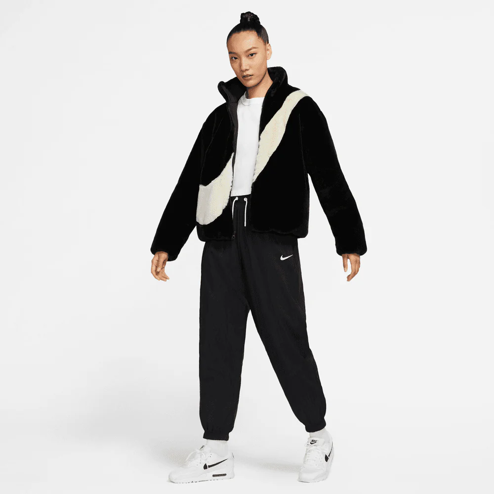 NIKE SPORTSWEAR SWOOSH FAUX FUR JACKET - Image 2