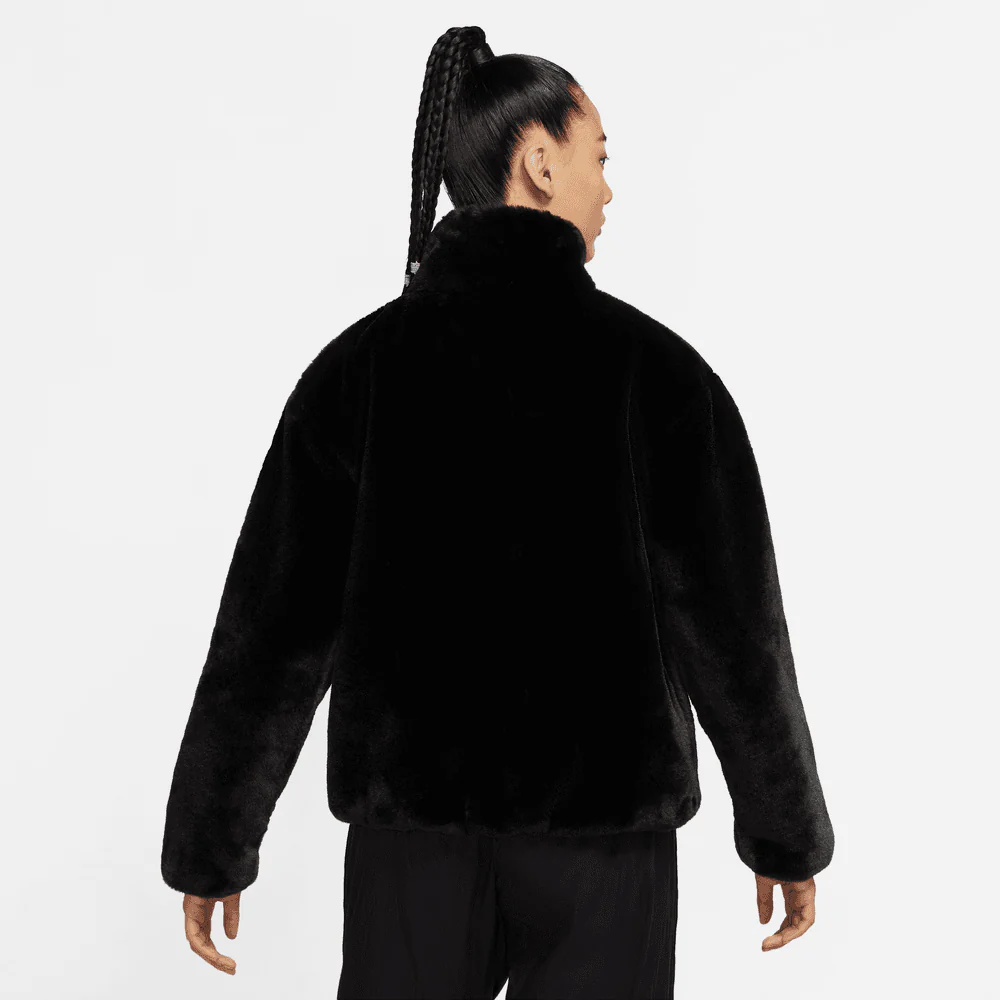 NIKE SPORTSWEAR SWOOSH FAUX FUR JACKET - Image 4