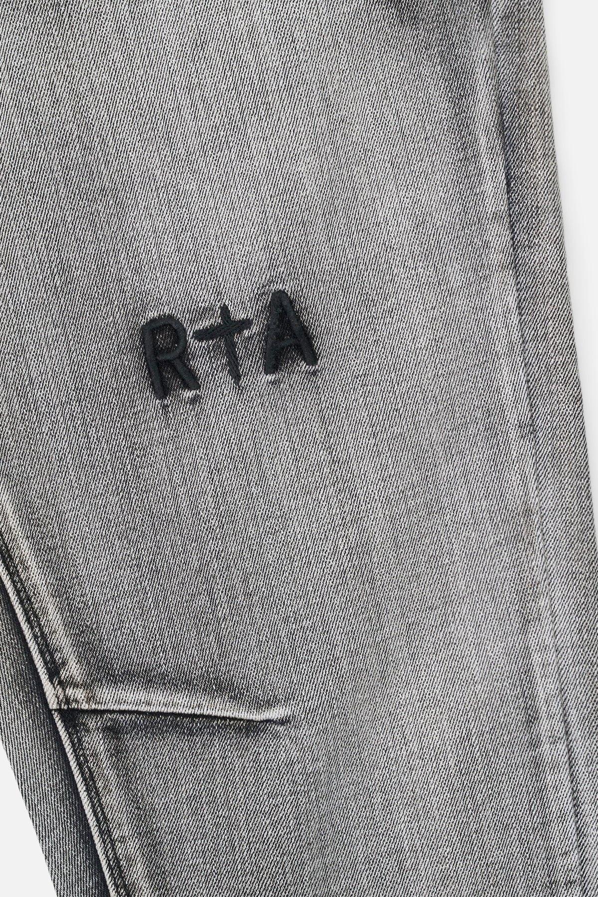 RTA Olivier Stacked Skinny Jean | Monochrome Fade - Image 3