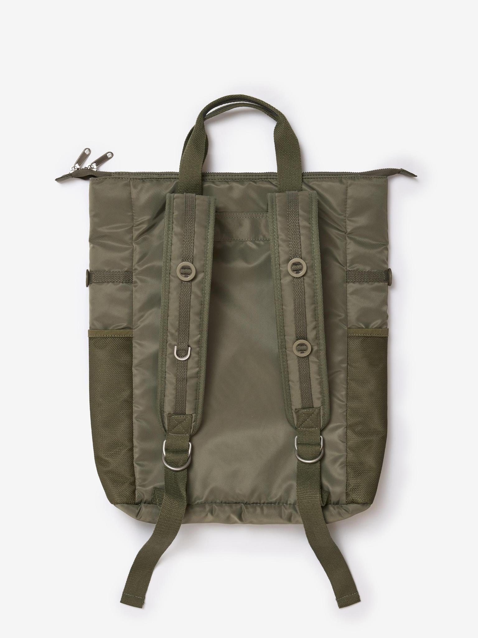 SCRT® Slot Buttoned Backpack Green - Image 2
