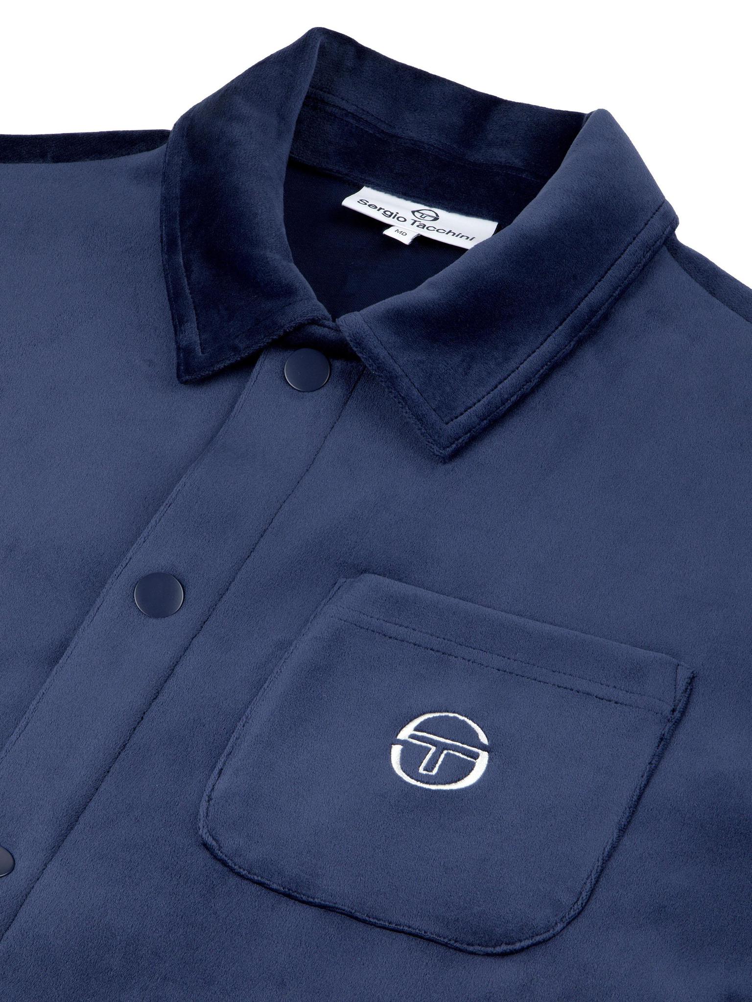 Sergio Tacchini Maglia Velour Overshirt - Image 2
