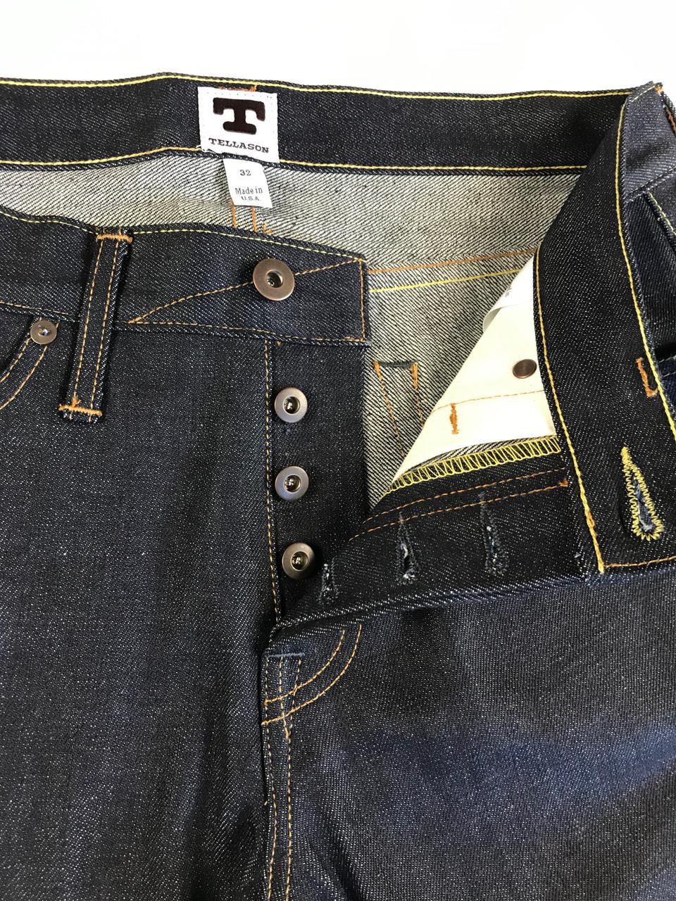 Tellason Ankara Straight Leg Jean 14.75 oz. Selvedge Denim - Image 4