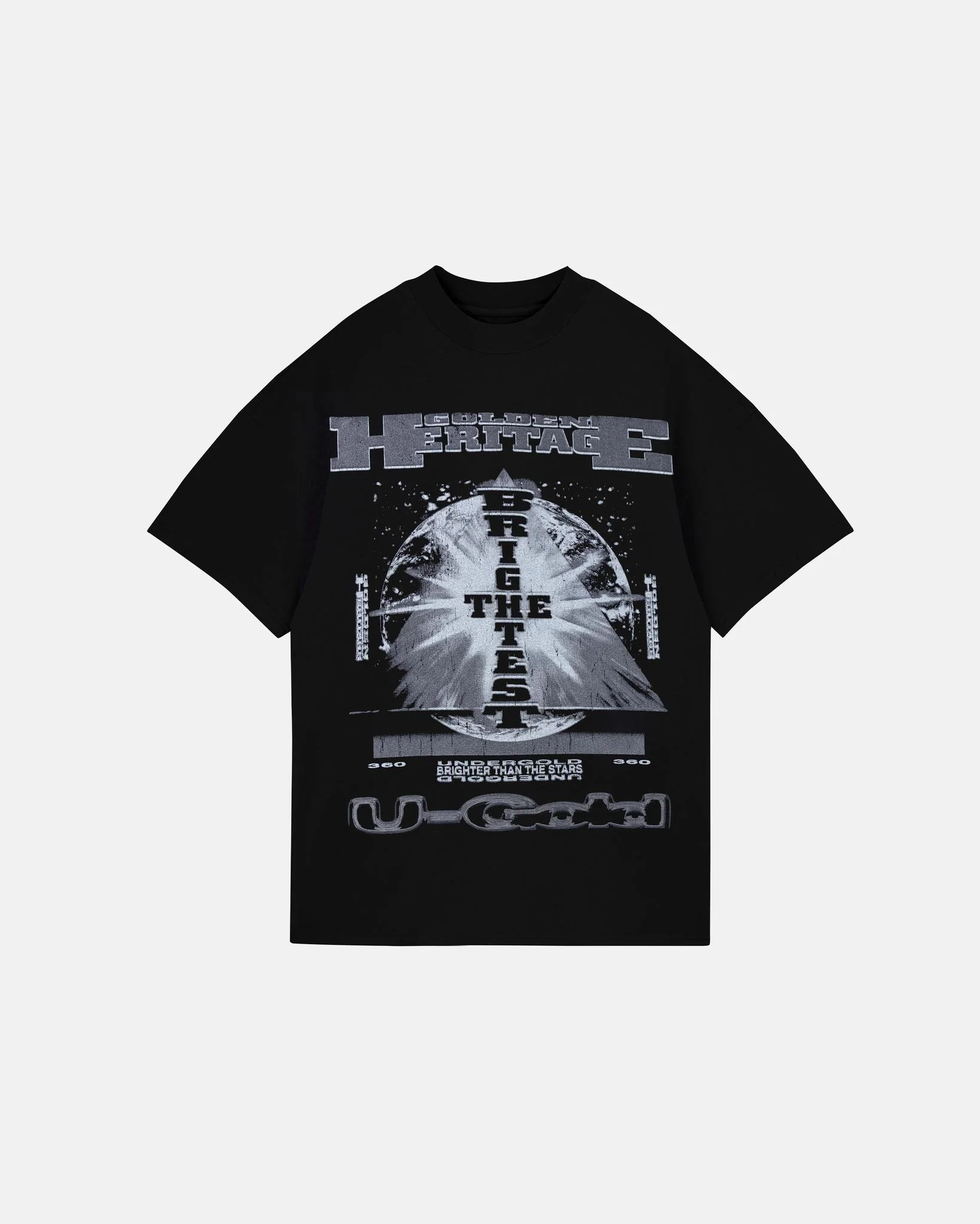 Undergold Golden Heritage Starlume T-Shirt Black