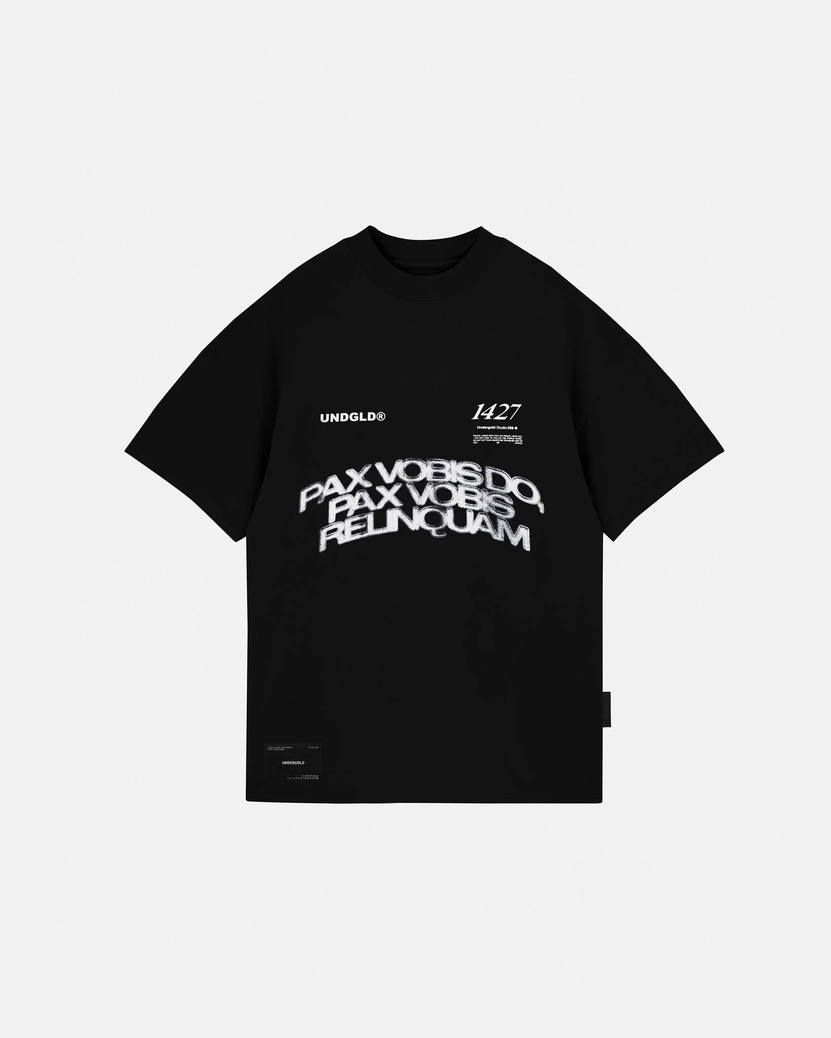Undergold Gratia Plena Pax T-Shirt Black