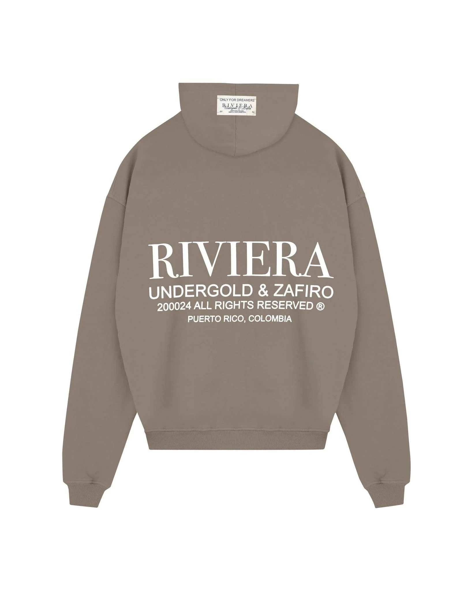 Undergold Riviera Fruit Angels Hoodie Brown - Image 3